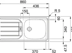 Held Möbel Küchenzeile Sorrento 210 cm Wotaneiche-Wotaneiche ohne E-Geräte