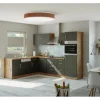 Held Möbel Küchenzeile Sorrento 210/270 cm Anthra.-Wotaneiche o. E-Geräte Winkel