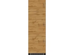 Held Möel Küchen-Kühlschr.umau Sorrento 60x 200x T60cm Nische WotanEiche-Grafit