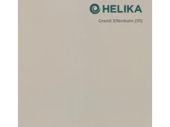 Helika Einbauspüle Esta 56 cm x 46 cm Elfenbein inkl. Druckknopfventil