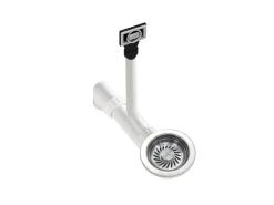 Helika Einbauspüle Forma 43 cm x 46 cm Schwarz inkl. Manuellem Ventil