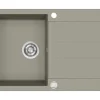 Helika Einbauspüle Granitverbundstoff  78 cm x 50 cm Betongrau