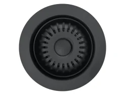 Helika Einbauspüle Tessa 49 cm x 51 cm Schwarz inkl. Schwarzventil