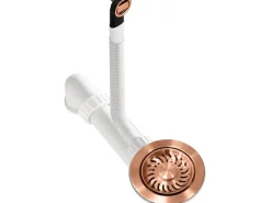 Helika Siebkorbventil Ø 11,4 cm manuelle Betätigung Kupferfarben