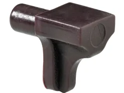 Hettich Bodenträger 5 mm Kunststoff Braun