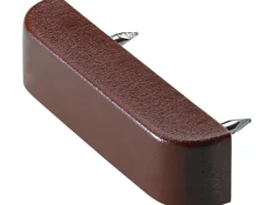 Hettich Bodenträger mit Nagelstiften Kunststoff Braun 12 Stück