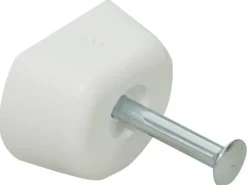 Hettich Bodenträger mit Nagelstift Weiß