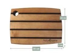 holz4home Küchenbrett Schneidbrett aus Birke Handarbeit