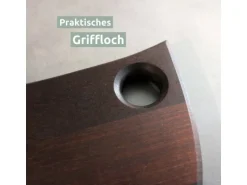 holz4home Küchenbrett Servierbrett Dunkel