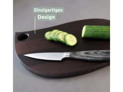 holz4home Küchenbrett Servierbrett Dunkel