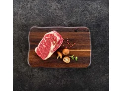 holz4home La Madera Schneidebrett Basic aus Eiche Dunkel