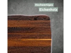 holz4home La Madera Schneidebrett Basic aus Eiche Dunkel