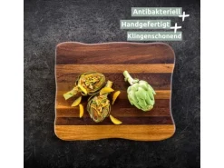 holz4home La Madera Schneidebrett Top aus Eiche Dunkel