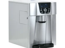 HOMCOM Eiswürfelbereiter Kunststoff Kupfer Silber 389L x 252B x 363H cm