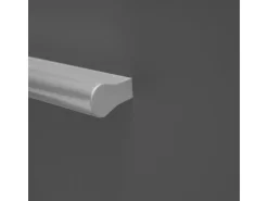 Homestyle4u Küchenzeile 160 cm Eiche Grau