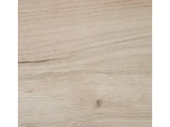 Homestyle4u Küchenzeile ohne Geräte 120x206,5x60 cm in Eiche Braun 2358