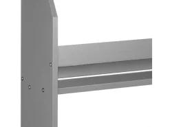 Homestyle4u Wandregal Grau Hängeregal Küchenregal Bücherregal Regal Holz