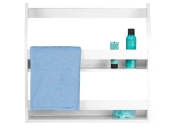 Homestyle4u Wandregal Weiß Hängeregal Küchenregal Bücherregal Regal Holz