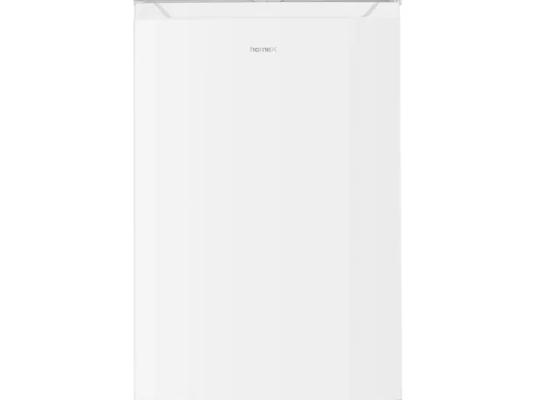 homeX Gefrierschrank Tiefkühlschrank Klein 87L Nutzinhalt 4-Sterne Gefrieren Kompakt und Freistehend Leise Weiß