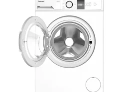 homeX Waschmaschine 7kg 1200 U/Min Inverter Motor AquaStop Schontrommel 15 Programme WF712B-W