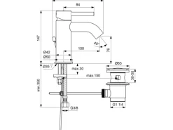 Ideal Standard Armaturen-Bundle 02 Aufputz Ceraline Silk Black