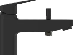 Ideal Standard Badearmatur Ceraplan für Wannenrand Schwarz Matt