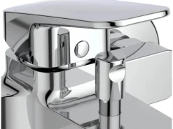 Ideal Standard Badearmatur Ceraplan Chrom Aufputz mit Handbrause-Set