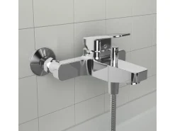 Ideal Standard Badearmatur Ceraplan Chrom Aufputz Schweizer Ausführung