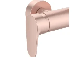 Ideal Standard Duschsystem Einhebel-Armatur mit Regen- und Handbrause Rosé