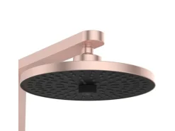 Ideal Standard Duschsystem Einhebel-Armatur mit Regen- und Handbrause Rosé