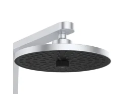 Ideal Standard Duschsystem Einhebel-Armatur mit Regen- und Handbrause Silver