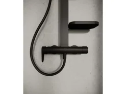 Ideal Standard Duschsystem Einhebel-Armatur mit 2 Brausen Schwarz Matt