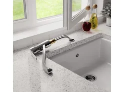 Ideal Standard Küchenarmatur Ceraflex BlueStart Vorfenstermontage Chrom