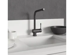 Ideal Standard Küchenarmatur Ceralook hoher Auslauf Silk Black