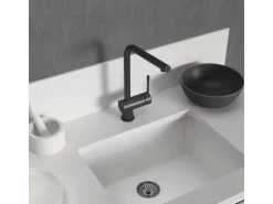 Ideal Standard Küchenarmatur Ceralook hoher Auslauf Silk Black