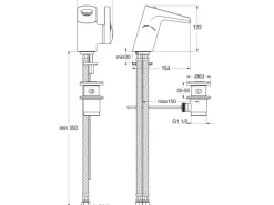 Ideal Standard Melange Einhebel-Waschbeckenarmatur