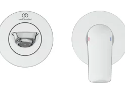 Ideal Standard Wand-Waschtischarmatur Connect Air Ausladung 22,5 cm Chrom