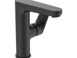 Ideal Standard Waschtischarmatur Cerafine O o. Ablaufgarnitur 15,5 cm Silk Black