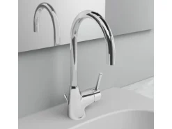 Ideal Standard Waschtischarmatur Ceraline mit hohem Auslauf Chrom