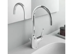 Ideal Standard Waschtischarmatur Ceraline mit hohem Auslauf Chrom