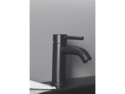 Ideal Standard Waschtischarmatur Ceraline mit PushOpen-Ventil Silk Black