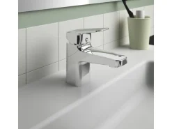 Ideal Standard Waschtischarmatur Ceraplan Chrom o. Ablaufgarnitur BlueStart H60