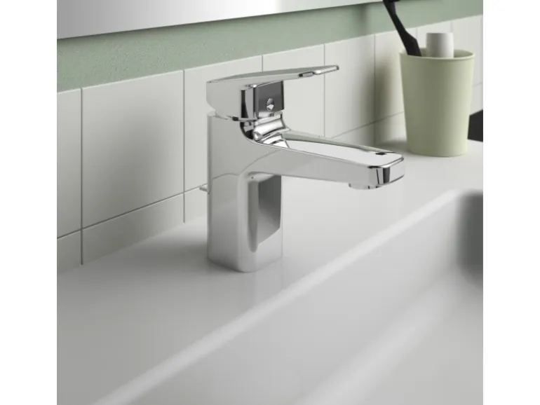 Ideal Standard Waschtischarmatur Ceraplan Chrom H75 Idealfix-Befestigung