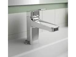 Ideal Standard Waschtischarmatur Ceraplan Chrom ohne Ablaufgarnitur m. Kette H90