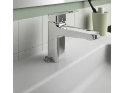 Ideal Standard Waschtischarmatur Ceraplan Chrom ohne Ablaufgarnitur m. Kette H90