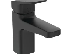 Ideal Standard Waschtischarmatur Ceraplan H75 mit Ablaufgarnitur Schwarz Matt