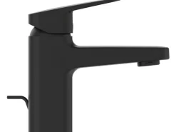 Ideal Standard Waschtischarmatur Ceraplan H75 mit Ablaufgarnitur Schwarz Matt