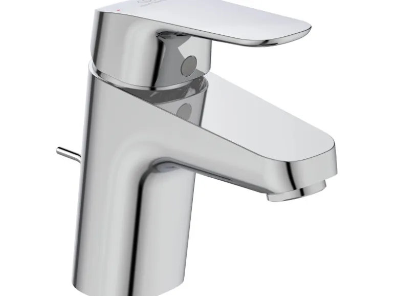 Ideal Standard Waschtischarmatur Ceraflex mit Kunststoff-Ablaufgarnitur Chrom