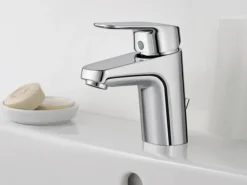 Ideal Standard Waschtischarmatur Ceraflex mit Kunststoff-Ablaufgarnitur Chrom