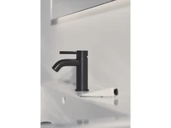 Ideal Standard Waschtischarmatur Ceraline ohne Ablaufgarnitur Silk Black